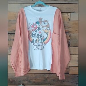 Upcycled Warner Bros. Looney Tunes Graphic Shirt .